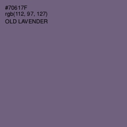 #70617F - Old Lavender Color Image